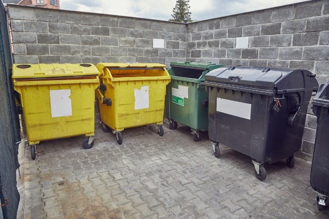 площадка для сбора мусора