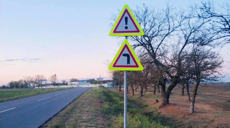 Этапы изготовления дорожных знаков