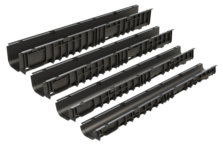 Основные характеристики и особенности пластиковых водоотводных лотков