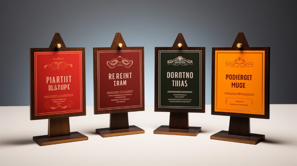 Таблички на стол для ресторанов: как выбрать правильно?