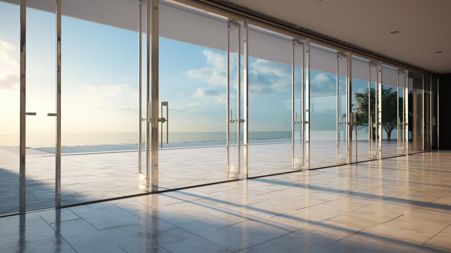 Распашные стеклянные двери: изысканная элегантность и функциональность