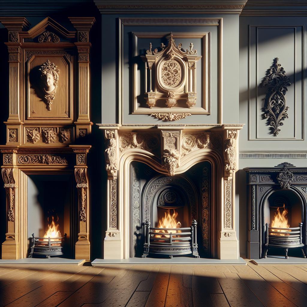 Классические камины: шедевры домашнего интерьера