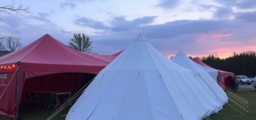 Шатры в аренду: как организовать мероприятие на открытом воздухе без сюрпризов