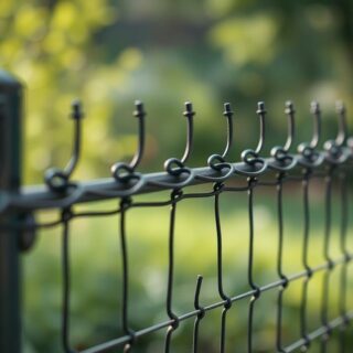 Заборы из сетки Гиттер с рейками: прозрачная защита для дачи и предприятия