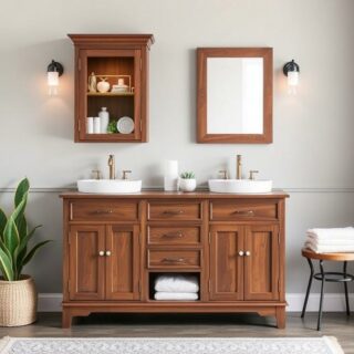 Пенал-шкаф для ванной: компактный порядок там, где кажется, что места нет